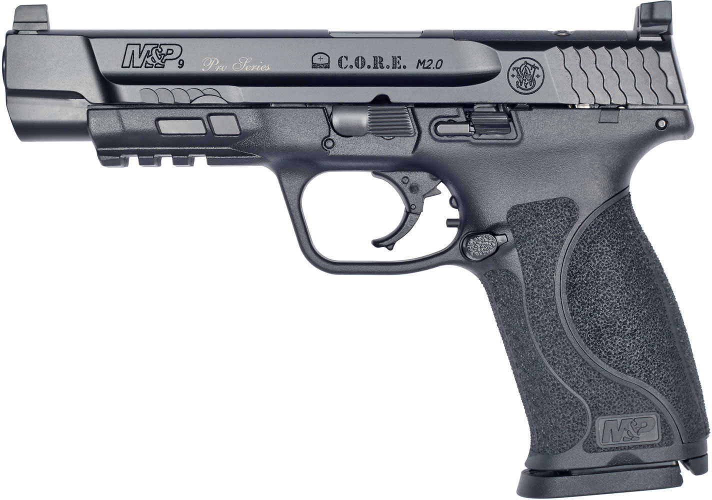 Smith & Wesson Performance Center M&P M2.0 CORE Pro Pistol 9mm Luger 5" Barrel 17 Round Interchangeable Backstrap Grip