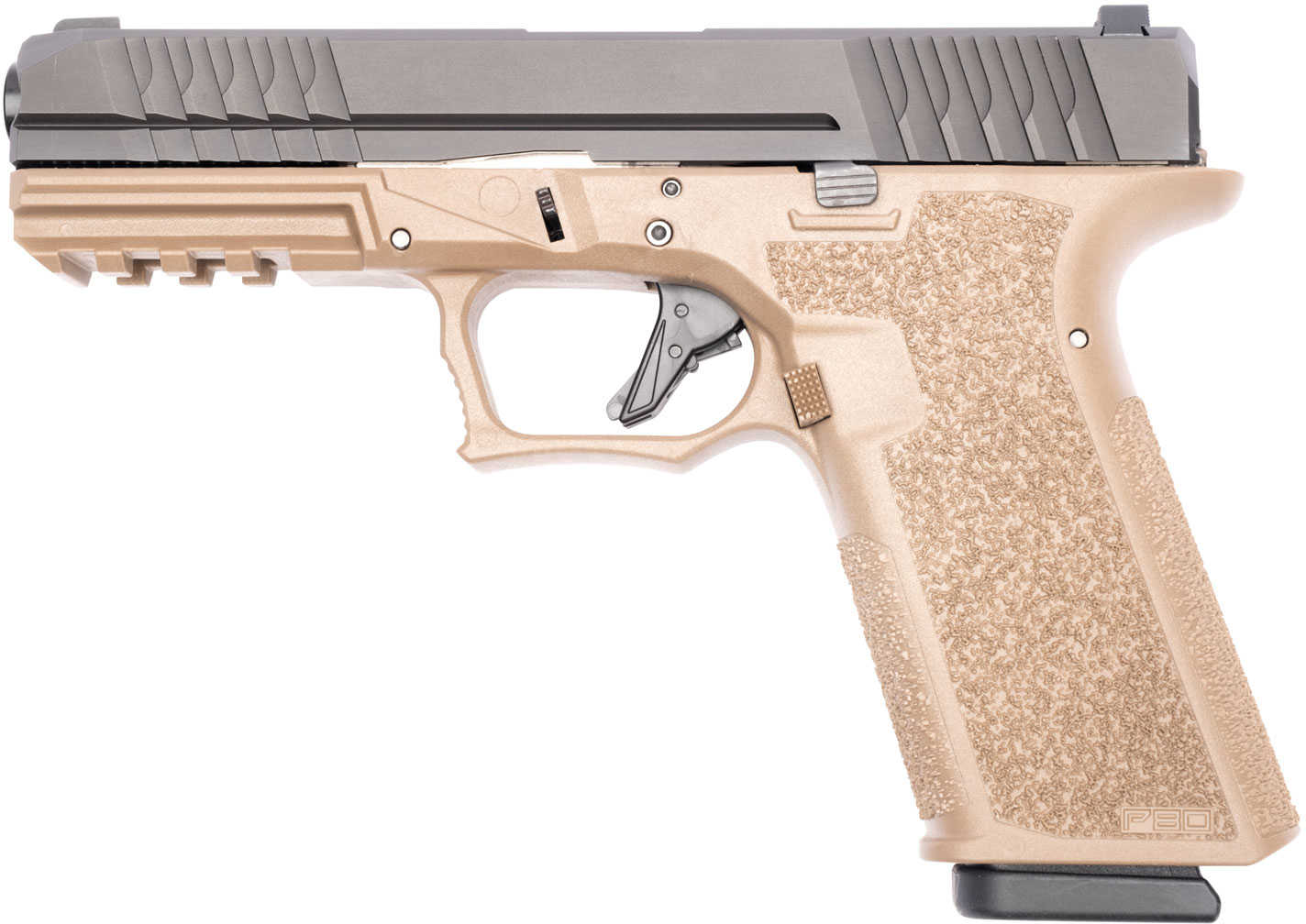 Polymer80 PFC9 Pistol 9mm 4.49" 17 Round Aggressive Texture Flat Dark Earth Grip