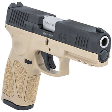 Taurus G3 Pistol 9mm Luger 4" Barrel 17 Round Matte Black Steel Slide Tan Polymer Grip