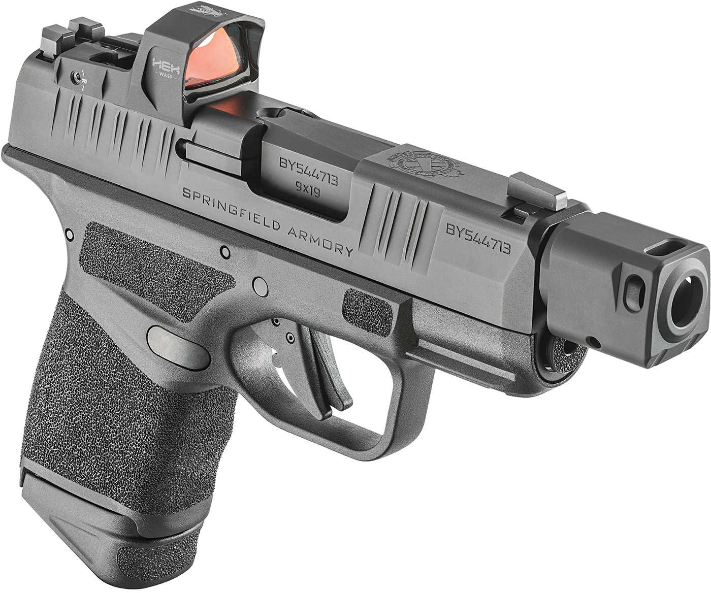 Springfield Armory Hellcat Micro-Compact RDP Pistol 9mm 3.80" Barrel 11 Round Tritium Front Sight Includes Hex Wasp Red Dot