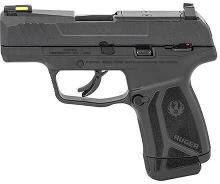 Ruger Max-9 Optic Ready Pistol 9mm Luger 3.20" Barrel 12 Round Tritium Fiber Front Sight