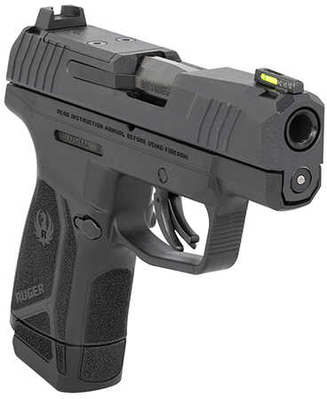 Ruger Max-9 Optic Ready Pistol 9mm Luger 3.20" Barrel 12 Round Tritium Fiber Front Sight