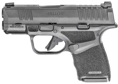 Springfield Armory Hellcat Micro-Compact Pistol 9mm Luger 3" Barrel 13 Round Black Melonite Steel Slide Tritium Front Sight