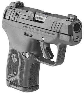 Ruger LCP Max Pistol 380 ACP 2.80" Barrel 10 Round Black Finish Tritium Fiber Optic Front Sight