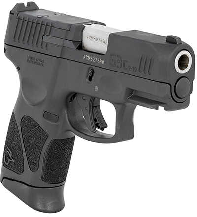 Taurus G3c Pistol 9mm Luger 3.20" Barrel 12 Round 3 Magazines Black Finish T.O.R.O Cuts Slide