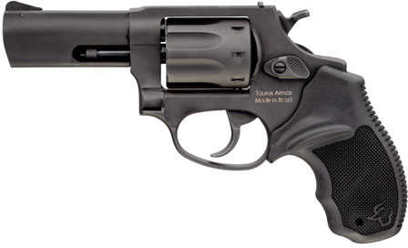 Taurus 2942M031 942 Revolver 22 WMR 8rd 3" Barrel, Overall Matte Black Finish Steel & Finger Grooved Black Polymer Grip