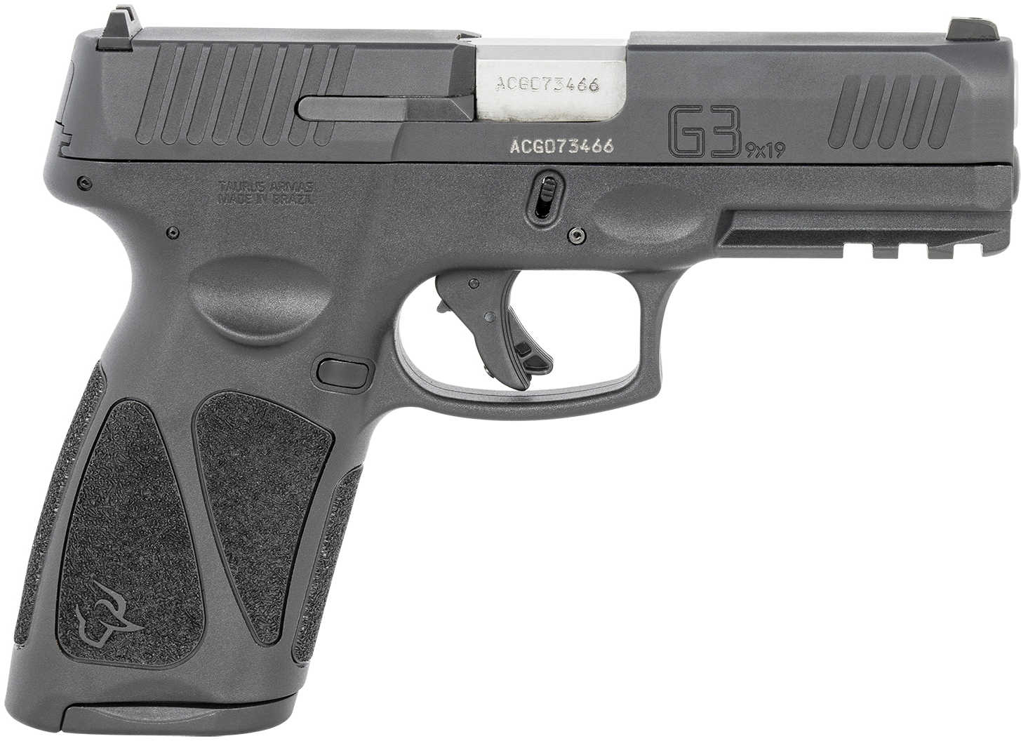 Taurus G3 9mm Pistol 4" Barrel 2-10 Round Mags Black Polymer Finish