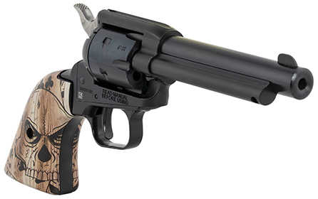Heritage Rough Rider Revolver 22 LR 6 Shot 4.75" Barrel Deadman's Hand Ivory Grips