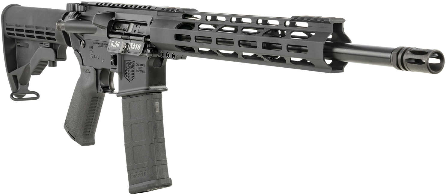 Diamondback Firearms DB15 Semi-Auto AR-Style Tactical Rifle 223 Rem 16" 4150 Chrome Moly Barrel (1)-30Rd Mag Black Finish