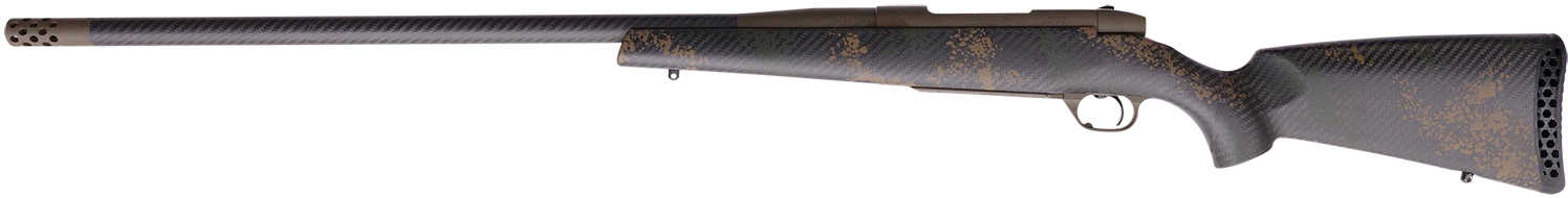Weatherby Mark V Backcountry 2.0 Carbon Bolt Action Rifle 6.5x300 Magnum 26" Barrel 3Rd Capacity Brown Green Camo Finish