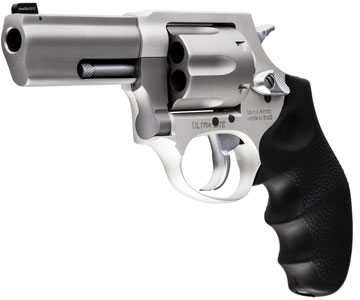 Taurus 856 Ultra-Lite Defender38 Special +P 3" Barrel 6 Shot Matte Finish Stainless Steel Finger Grooved Black Hogue Rubber Grip & Night Front Sight