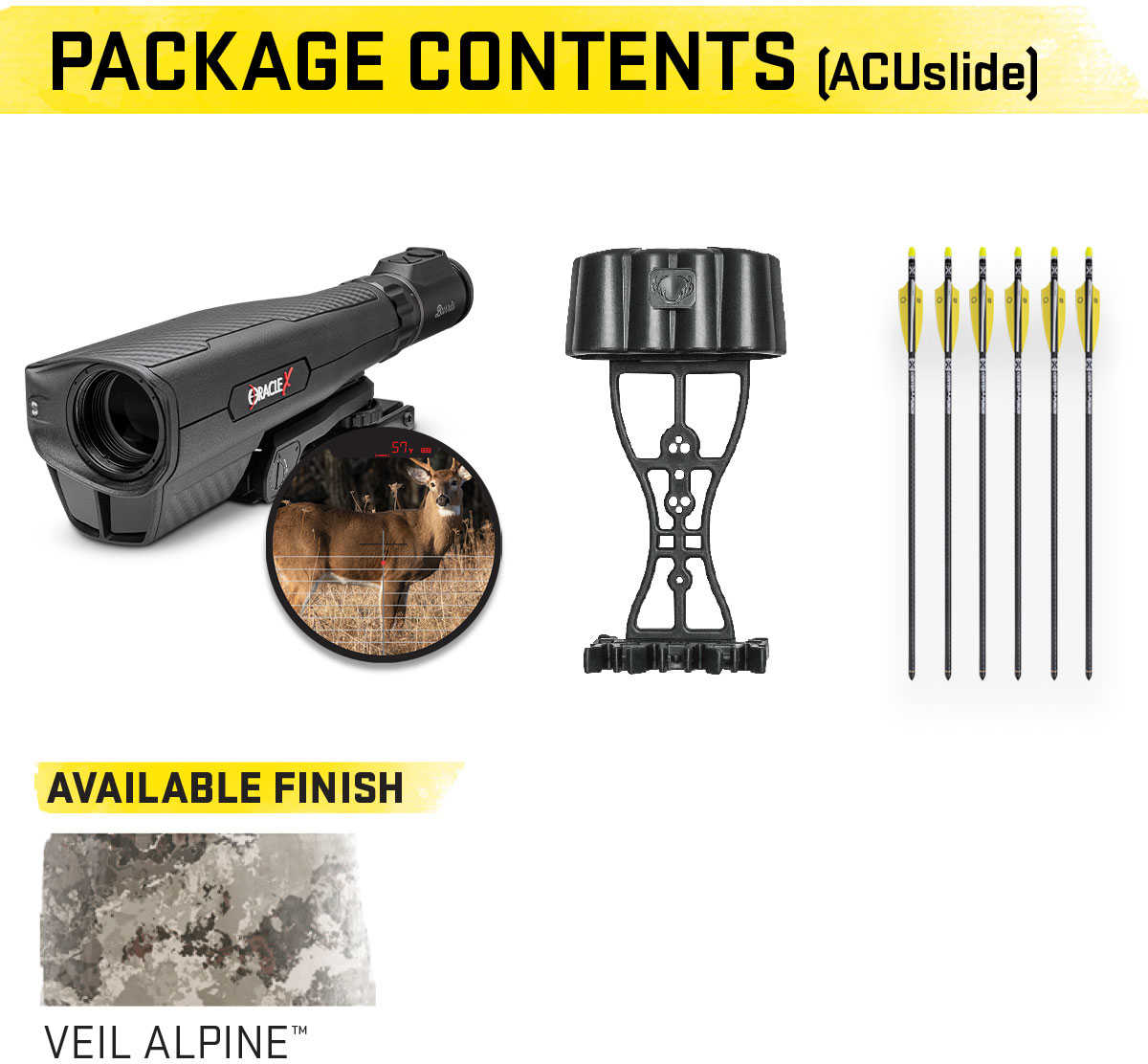 Tenpoint Flatline 460 Oracle Crossbow Package Acuslide Burris Rangefinding Scope Model: Cb23008-6869