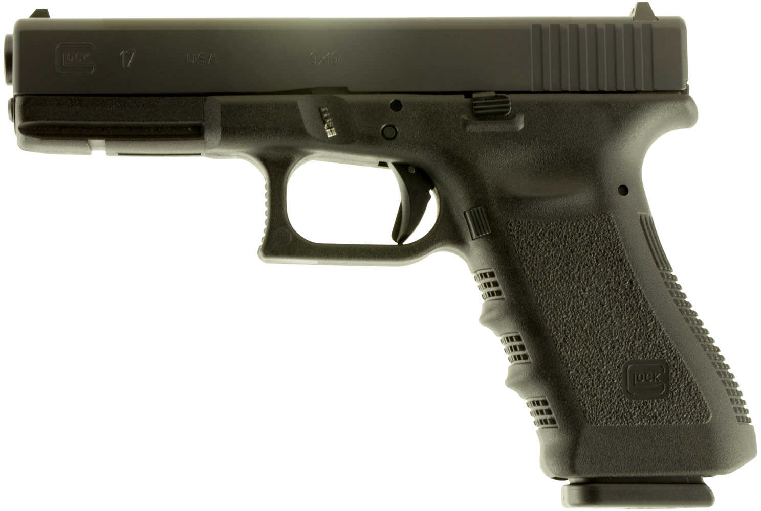 Glock G17 Gen3 Pistol 9mm Luger 4.48" Barrel 17 Round Black Steel Slide Polymer Grip