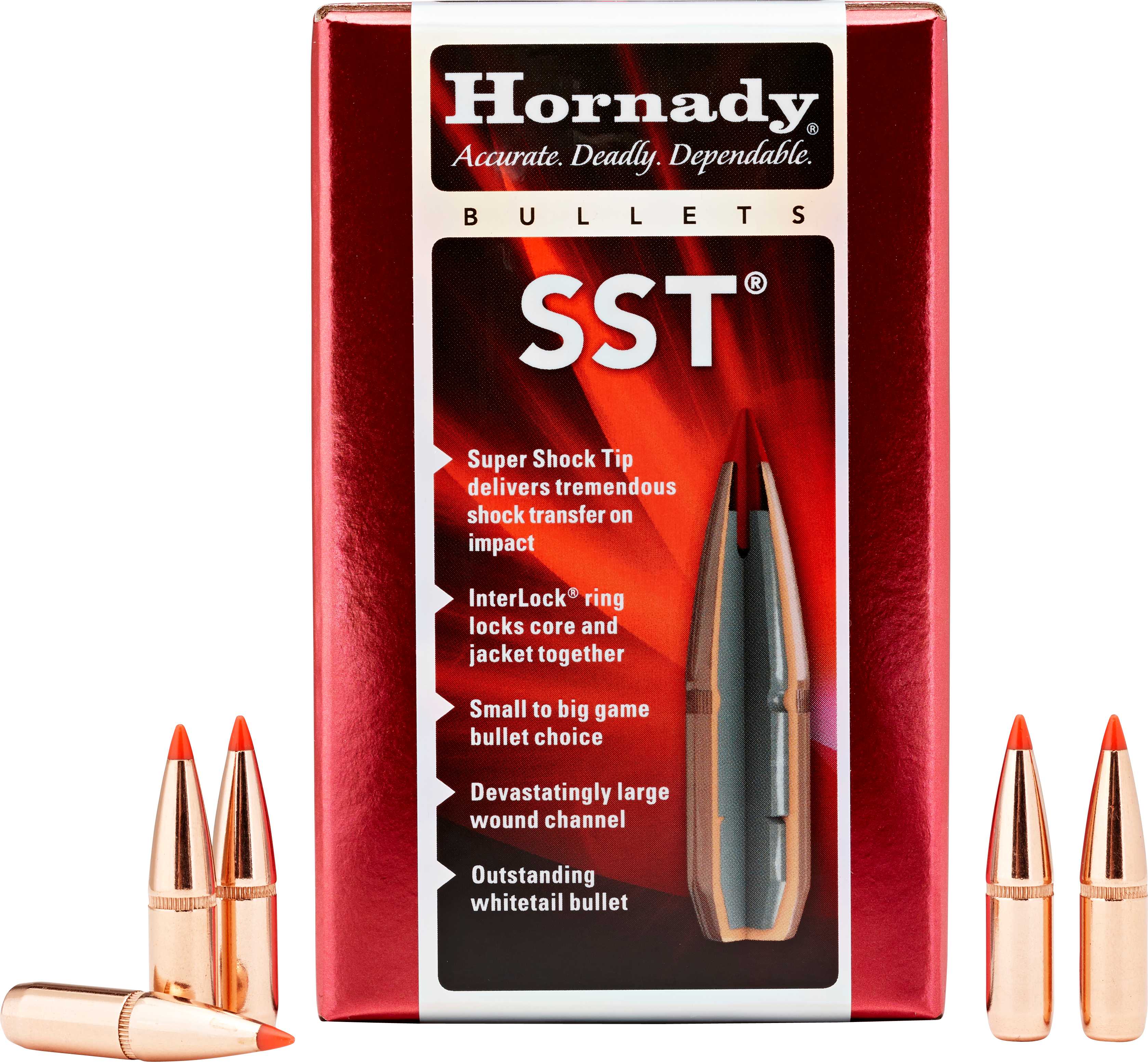 Hornady 270 Caliber Bullets .277" 130 Grains SST 100 per Box Md:27302