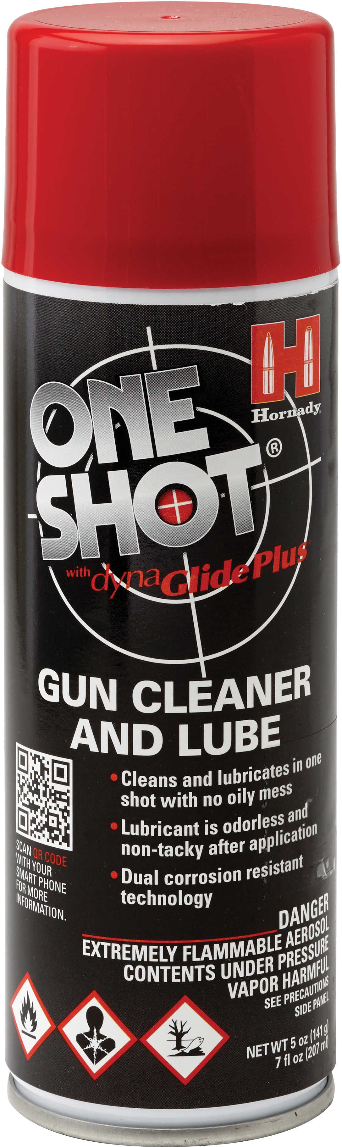 Hornady One-Shot Gun Cleaner / Dry Lube with Dyna Glide Plus 5.5 oz, Model: 9990