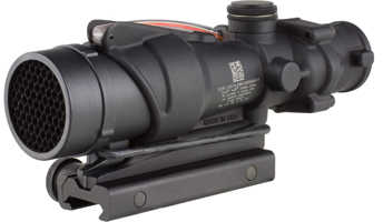 Trijicon ACOG Rifle Scope 4X 32 Red Chevron Matte BAC - M16M4 Ta31RCO-M4CP