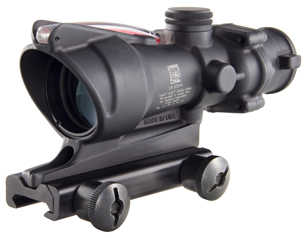 Trijicon ACOG Rifle Scope 4X 32 Red Horseshoe .223 Matte With Ta51 Mount Illuminated Reticle Ta31H