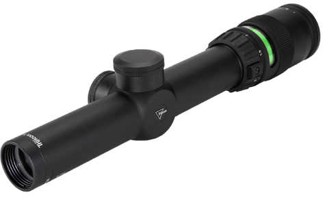 Trijicon Accupoint Rifle Scope 1-4X 24 German #4 Crosshair W/Green Dot Matte 30mm 1-4X24 Green Xhr