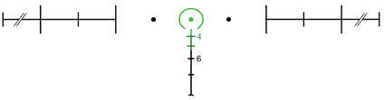 Trijicon ACOG Rifle Scope 4X 32 Green Horseshoe Matte With Ta51 Mount Illuminated Reticle Ta31H-G