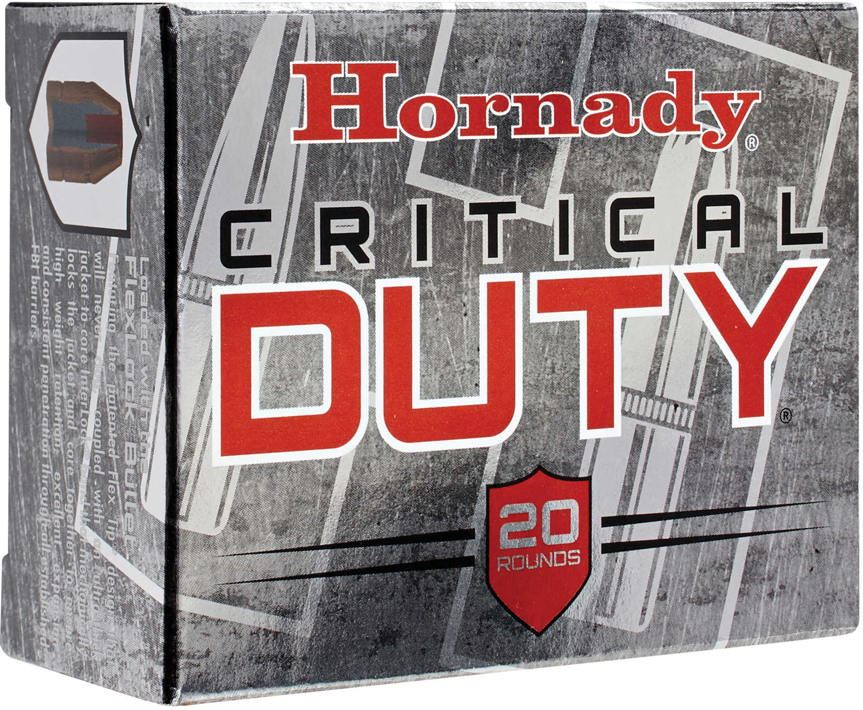 45 ACP 20 Rounds Ammunition Hornady 220 Grain Jacketed Hollow Point