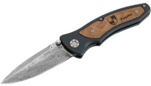 Boker Knives Tirpitz - Damascus, (9") Folding Knife Md: 110190DAM
