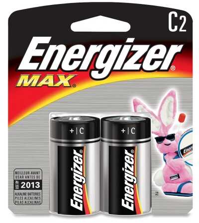 Energizer Max Batteries C 2Pk