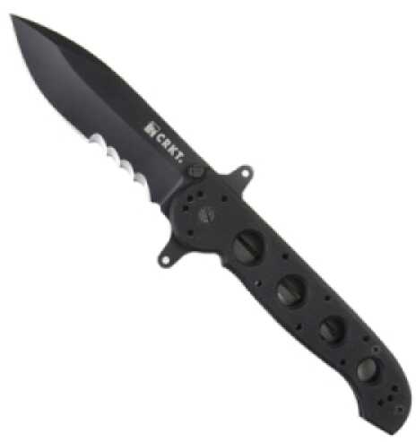Columbia River Knife & Tool M21 Special Forces Folding 8Cr14MoV/Titanium Nitride Combo Deep Bellied Spear Point Du