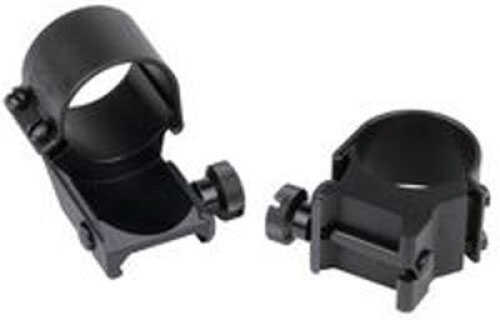 Weaver Detachable Top Mount Extension Rings 1" High, Matte Black 49043