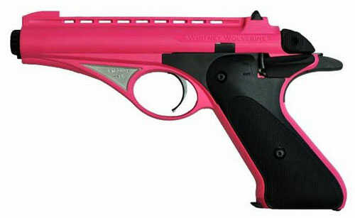 Olympic Whitney Wolverine Semi-Auto Pistol 22 Long Rifle 4.625" Ventilated Rib Barrel Pink Frame 10 Round All Metal Magazine WWPINK