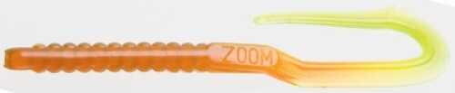 Zoom Lures U-Tail Worms 6in 20/bag Motor Oil-Chartreuse Md#: 001-006