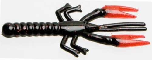 LIL CRIT CRAW 3" 12PK BLK RED GLIT