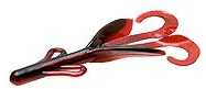 Zoom Lures Brush Hogs 6in 8/bag Red Shad Md#: 022-029