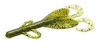 Zoom Lures Baby Brush Hog 5.5in 12/bag w/Melon Gold Glitter Md#: 042-141