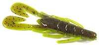 Zoom Lures Ultra-Vibe Speed Craw 3in 12/bag Bullfrog Md#: 080-257
