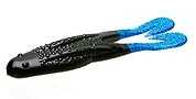 Zoom Lures Horny Toad 4.25in 5/pk Black/Blue Tail Md#: 083-124