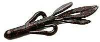 Zoom Lures Super Hog 4in 10/bag Black Red Glitter Md#: 085-001