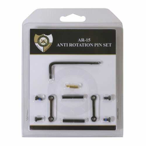 GUNTEC AR15 Anti Rotation Pin Set Black-img-0