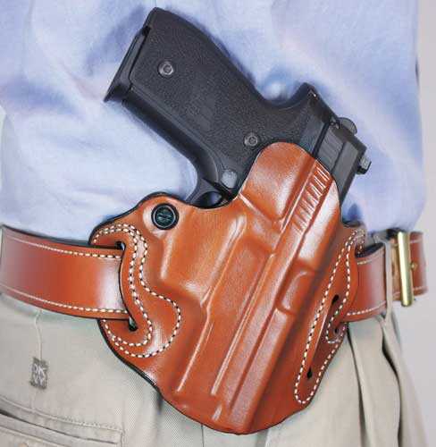 DESANTIS Speed Scabbard HOLSTR RH OWB Leather Taurus G3 Tan