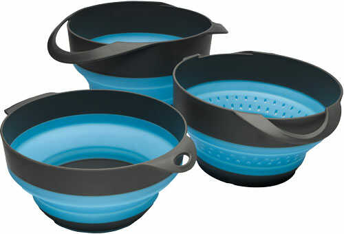 SURVIVE OUTDOORS LONGER Flat Pack Bowl Combo W/Small & Large Bowl/Strainer