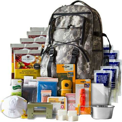 Wise Foods 5 Day Survival Pack In Digital Camo Backpack