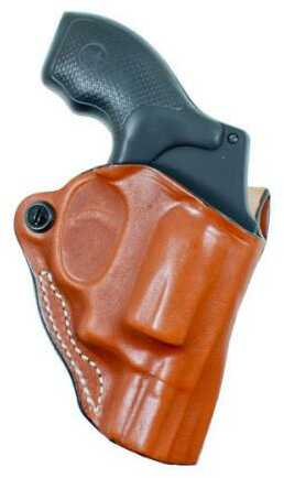 Mini Scabbard Right Hand Holster for S&W J Frame Shrouded Hammer Pistol in Tan