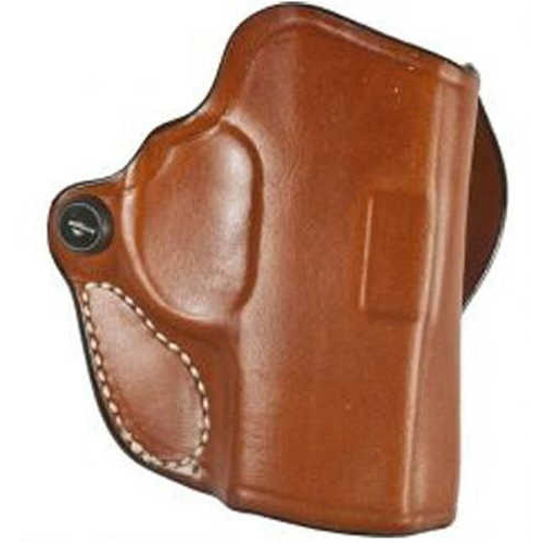 DESANTIS Mini Scabbard Holster RH OWB LTHER Sig P320 XCOM Tan