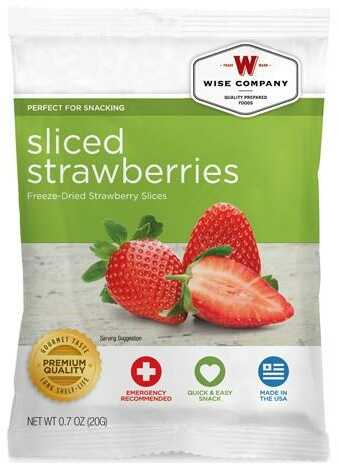 Wise Foods Freeze Dried STRAWBERRIES Case Of 6