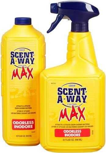 Hunters Specialties Scent-A-way Max Odorless Spray in Fresh Earth 64 Oz. Combo