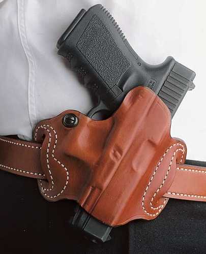 DESANTIS Mini Slide Holster OWB RH Leather Ruger Sec9 C Tn