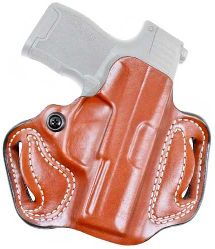 DESANTIS Mini Slide Holster OWB LH Leather S/A Hellcat Tan