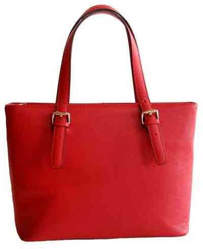 Concealed Carrie Smooth Red Leather Tote