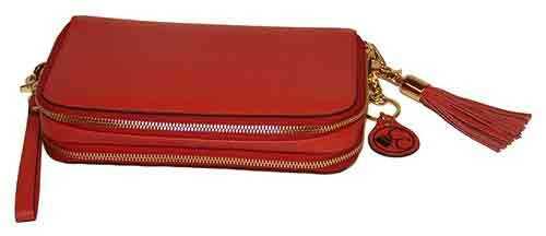 Concealed Carrie Compact Bright Red Leather