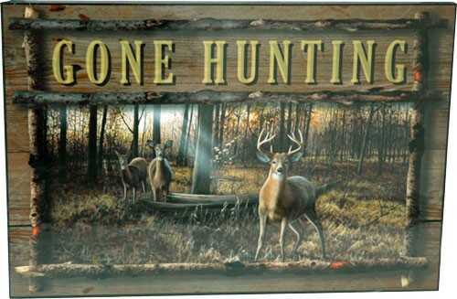 Red Truck Gone Hunting Board "BUSTED" 11.5"X17"