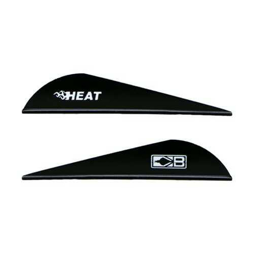 Bohning Archery Heat Vane 2.5" Solid Black 36Pk